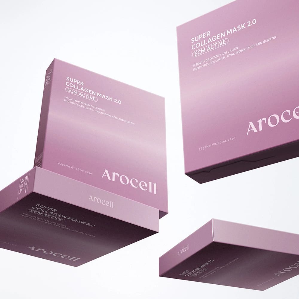 Super Collagen Mask 2.0 ECM ACTIVE, 12ea - Image 2