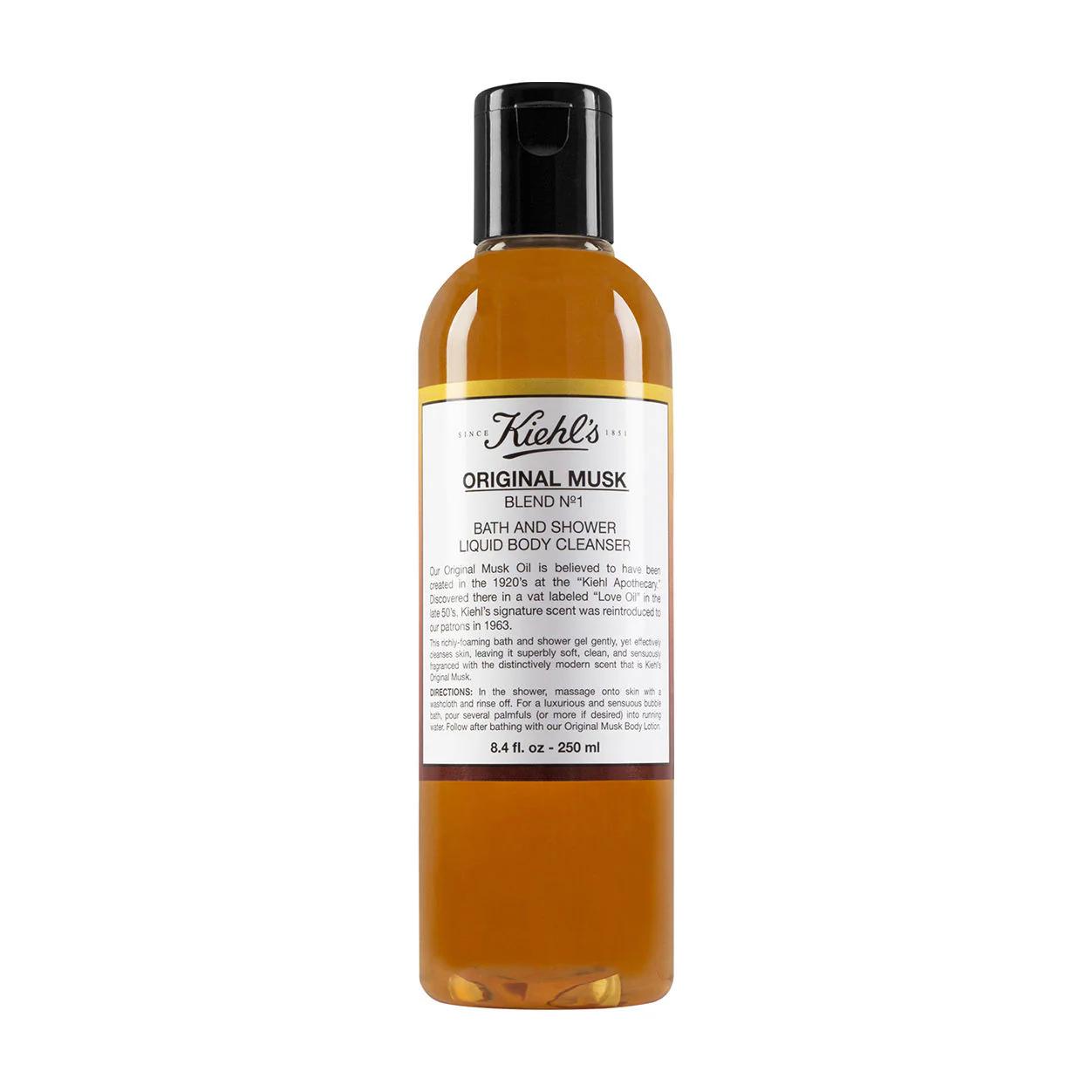 Original Musk Bath and Shower Liquid Body Cleanser, 250ml, 1pack - Image 1