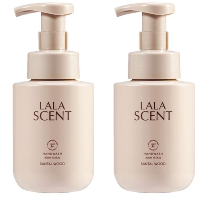 Vegan Perfumed Hand Wash [Santal Wood], 300ml+300ml - Image 1