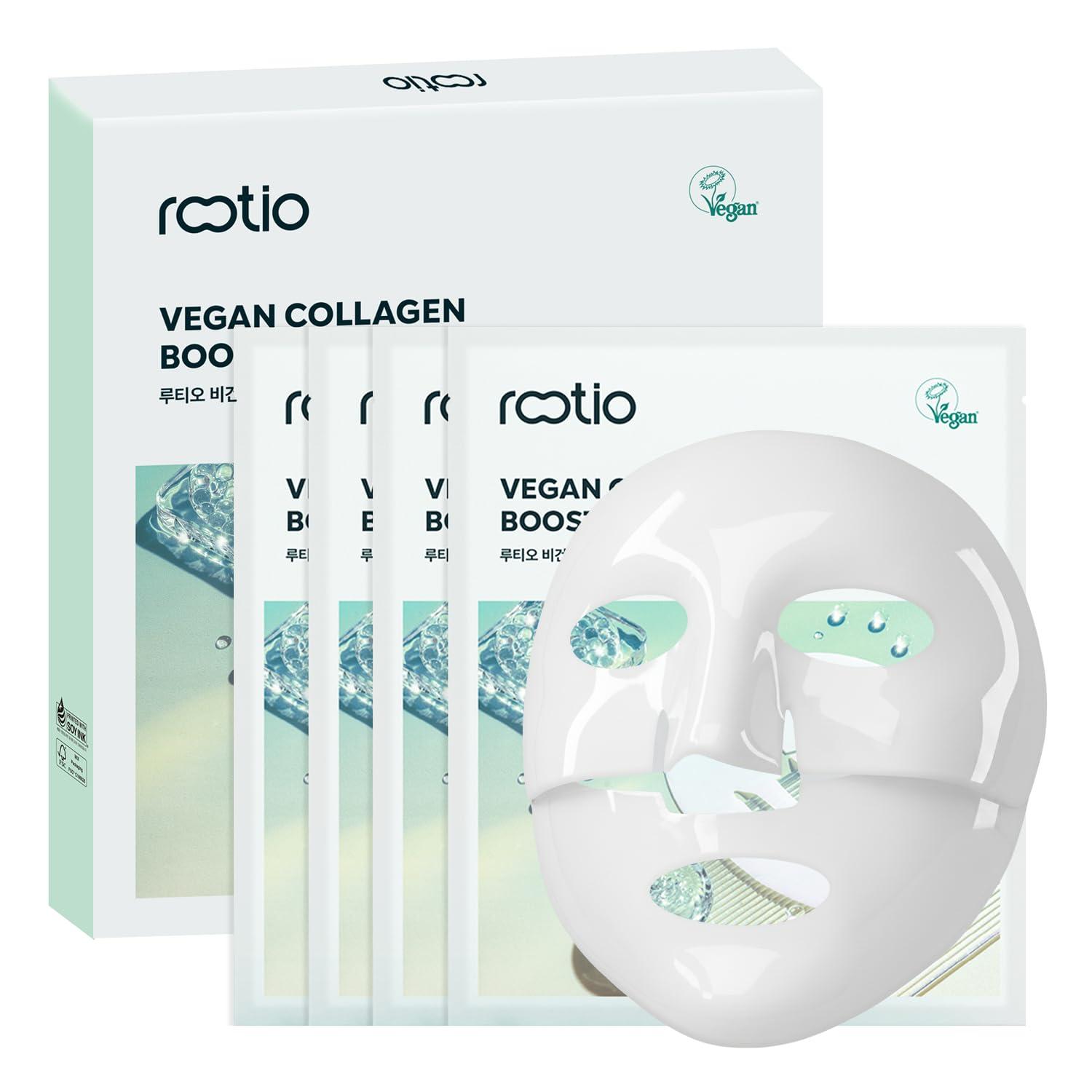 Pore Ampoule Pack Vegan Collagen Boosting Mask, 4ea - Image 1