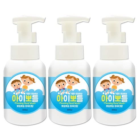 Foaming Hand Wash [Powder Scent], 300ml+300ml+300ml - Image 1