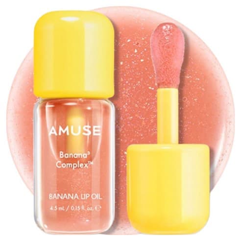 Banana Lip Oil, 4.5ml, 08 Soy Latte, 1pack - Image 1