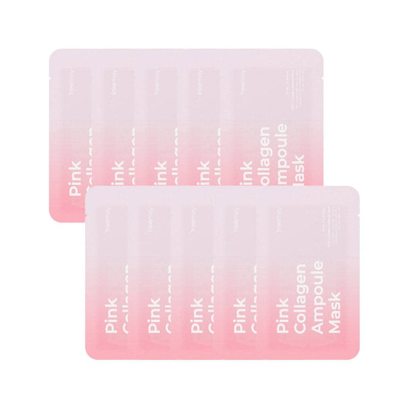 Pink Collagen Ampoule Mask, 10ea+10ea - Image 1