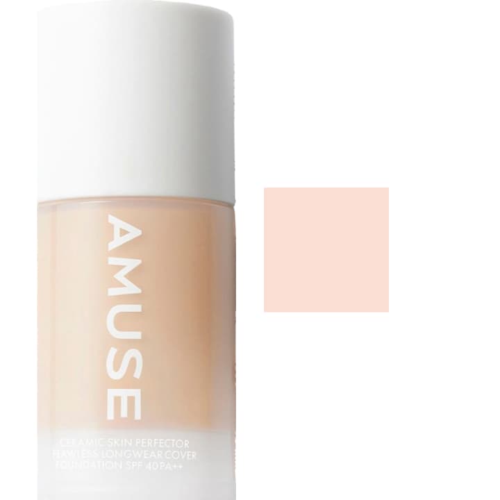 Ceramic Skin Perfector Foundation [SPF40/PA++], 30ml, 01 Porcelain, 1pack - Image 1