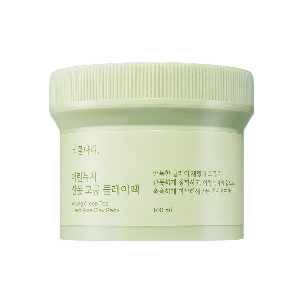 Young Green Tea fresh Pore Clay Pack, 100mlx4ea, 1pack - Image 1