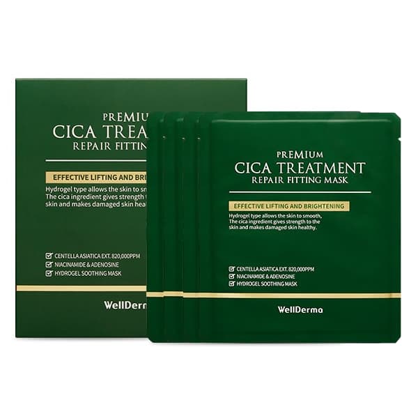 Premium Cica Treatment Repair Fitting Mask, 4ea, 1pack - Image 1