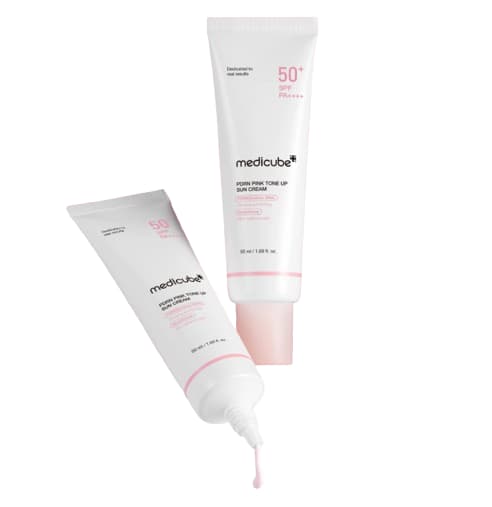 PDRN Pink Tone-up Sun Cream, 50mlx2ea, 1pack - Image 1