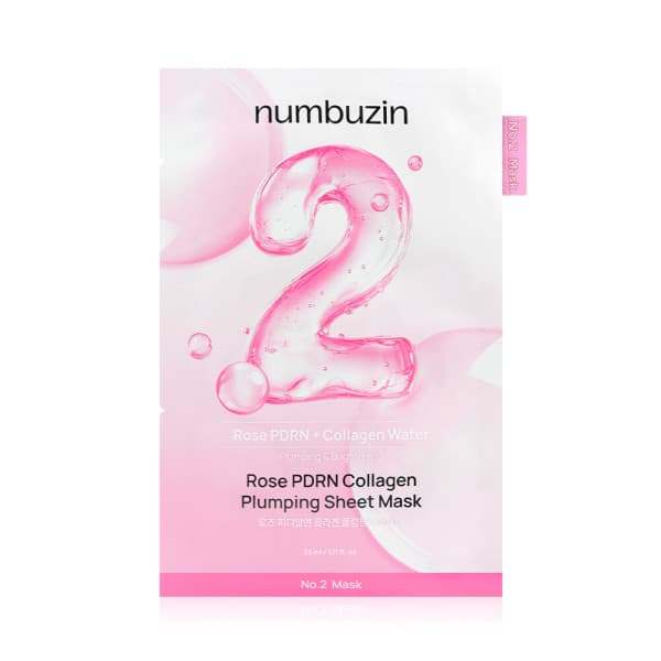 Rose PDRN Collagen Plumping Sheet Mask, 10ea - Image 1