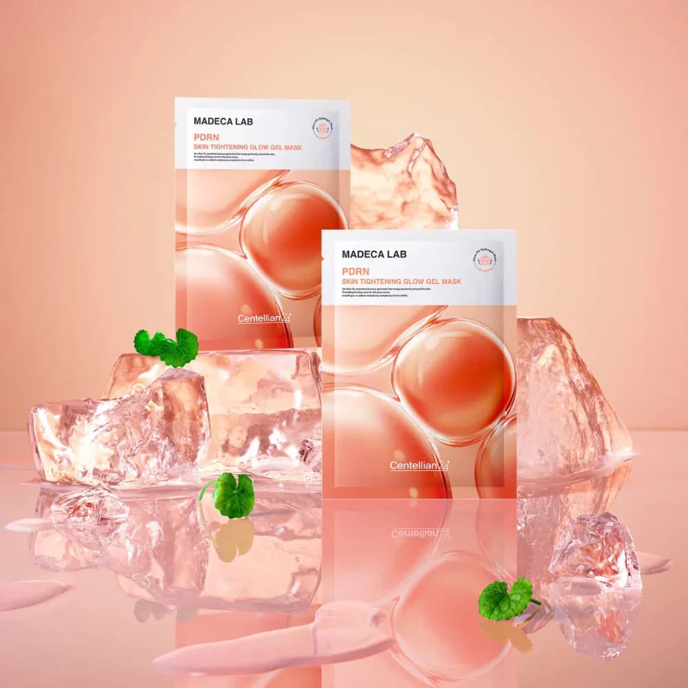 Madeca Lab PDRN Skin Tightening Glow Gel Mask, 5ea - Image 4