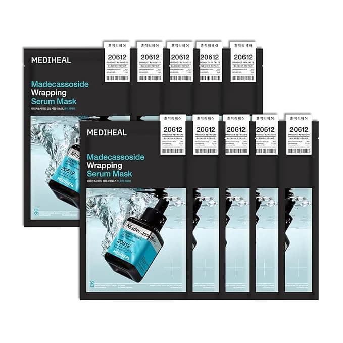Madecassoside Wrapping Serum Mask [Blemish Repair], 10ea, 1pack - Image 1
