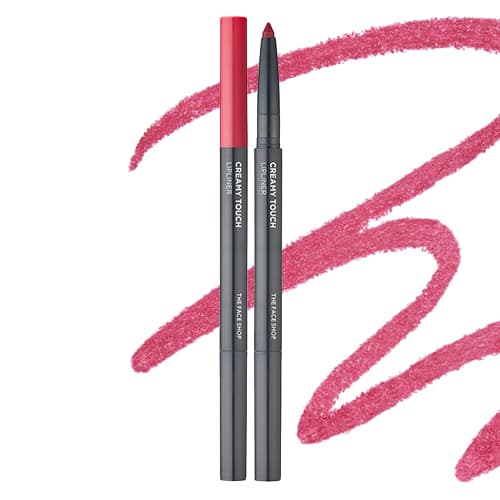 Creamy Touch Lip Liner, 0.2g, PK02 Dusty Rose, 1pack - Image 1