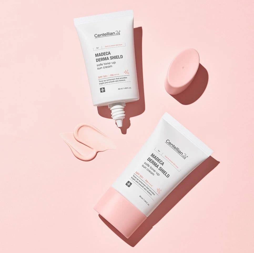 Madeca Derma Shield Safe Tone-Up Sun Cream Duo Set, 40ml + 20ml, 1set - Image 3