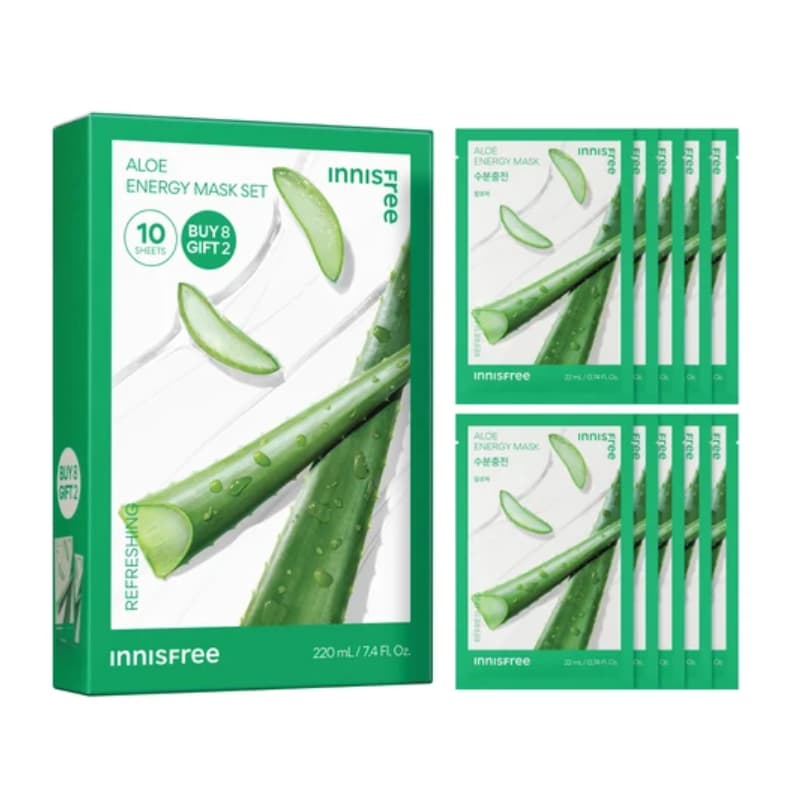 Aloe Energy Mask, 10ea, 1pack - Image 1