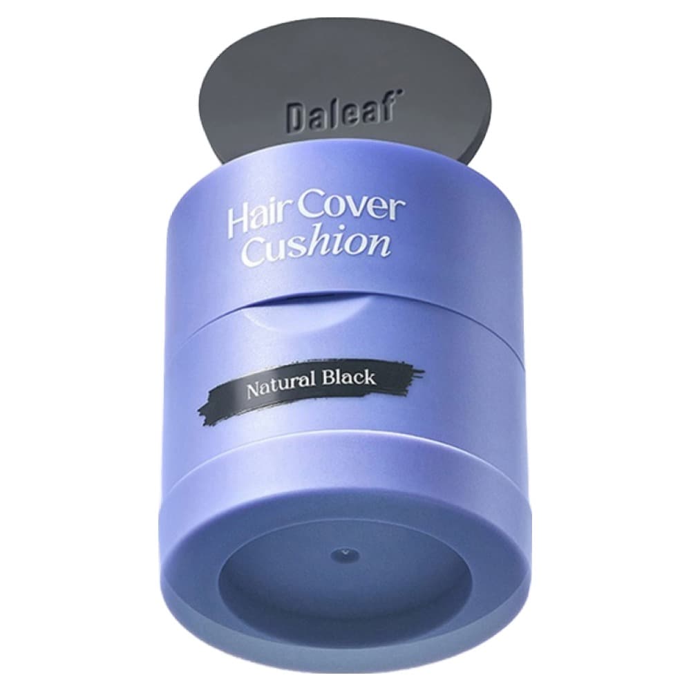 Dual Puff Hair Cushion, 3.5g, Natural Black, 1pack - Image 2