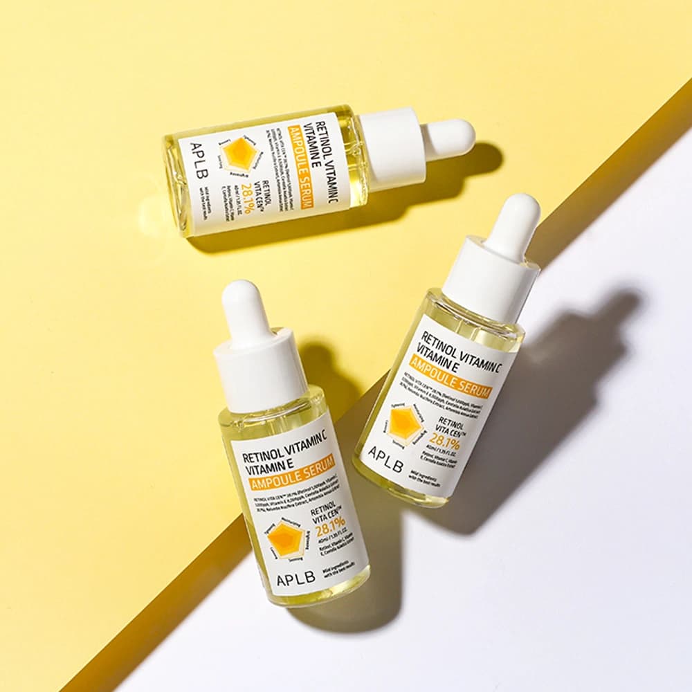Retinol Vitamin C Vitamin E Ampoule Serum, 40ml, 1pack - Image 3