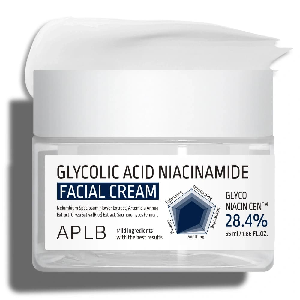Glycolic Acid Niacinamide Facial Cream, 55ml, 1pack - Image 1