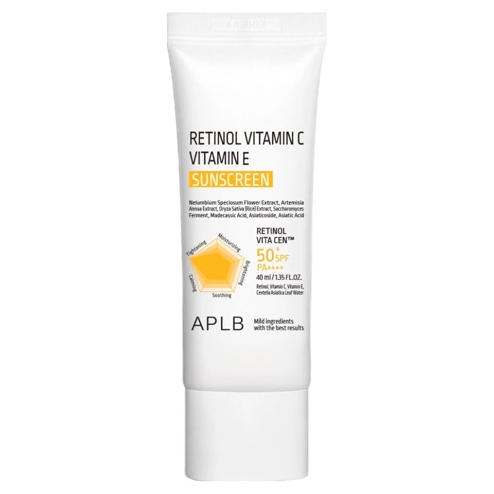 Retinol Vitamin C Vitamin E Sunscreen [SPF50+/PA++++], 40ml, 1pack - Image 1