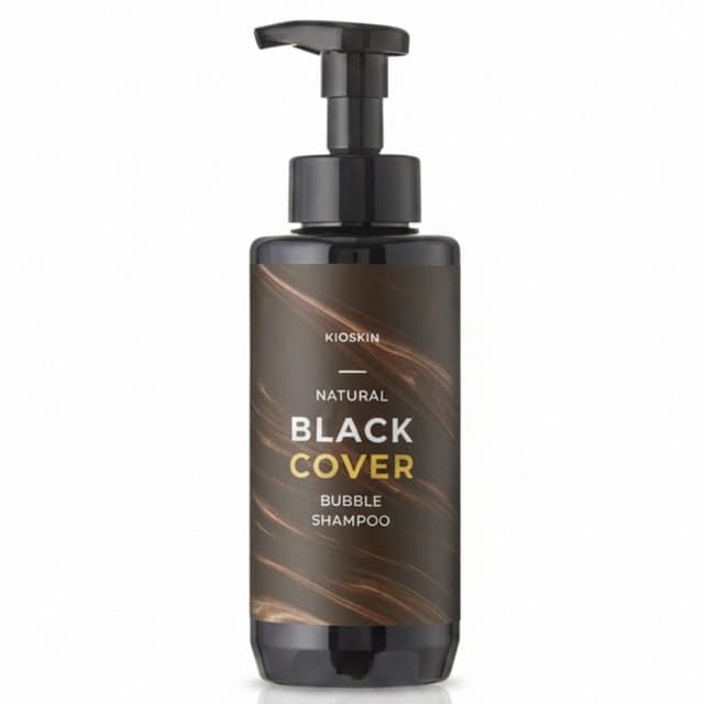 Natural Black Cover Bubble Shampoo [Natural Brown], 500ml, 1pack - Image 1