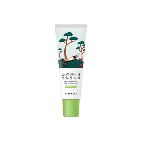 Round Lab Pine Calming Cica Mild-Up Sunscreen [SPF50+/PA++++], 40mlx2ea, 1pack - Image 1