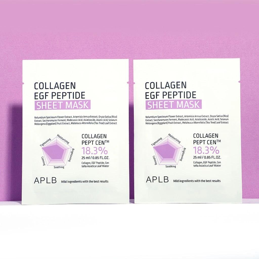 Collagen EGF Peptide Sheet Mask, 10ea - Image 2