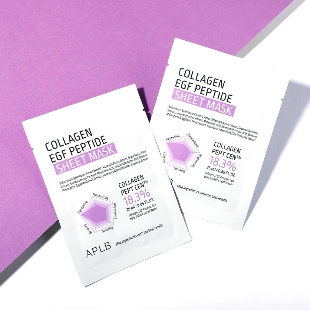 Collagen EGF Peptide Sheet Mask, 10ea - Image 3