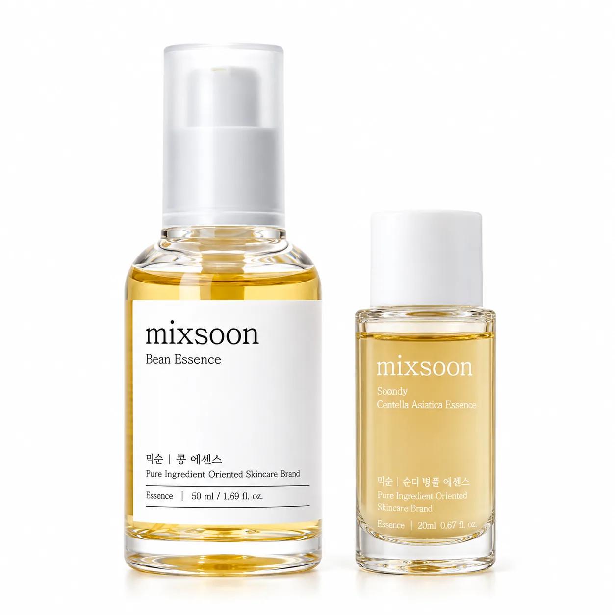 Bean Essence + Mini Soondy Centella Essence Set, 50ml+20ml, 1set - Image 1