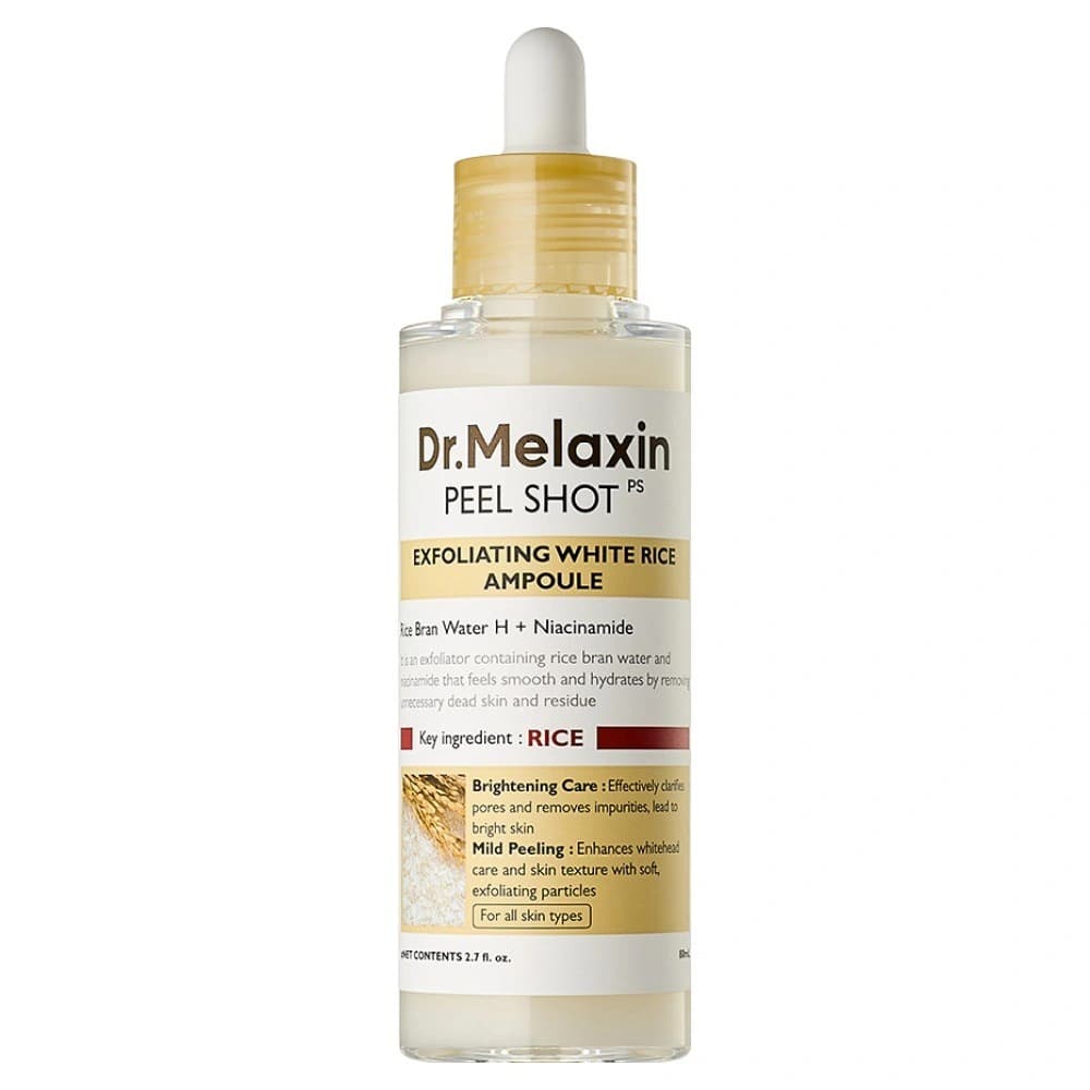 Peel Shot Exfoliating White Rice Ampoule, 80ml - Image 1