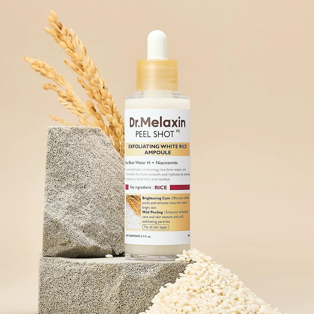 Peel Shot Exfoliating White Rice Ampoule, 80ml - Image 2