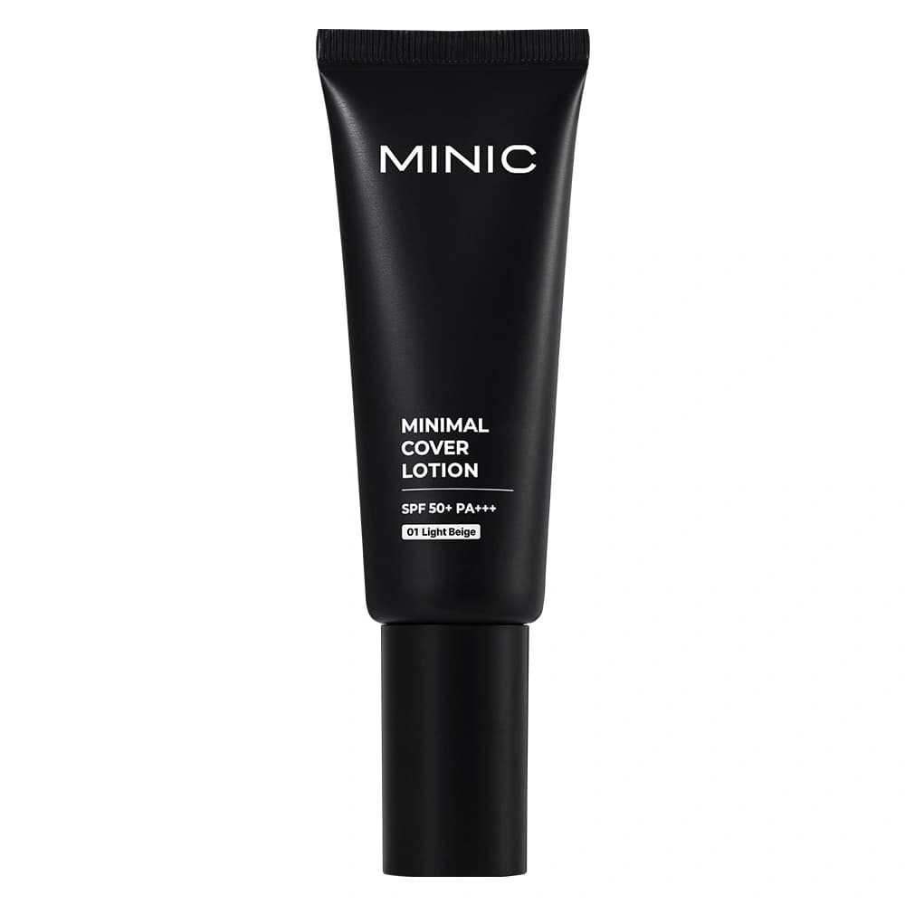 Minimal Cover Lotion SPF50+ PA+++, 01 Light Beige, 40ml, 1pack - Image 1