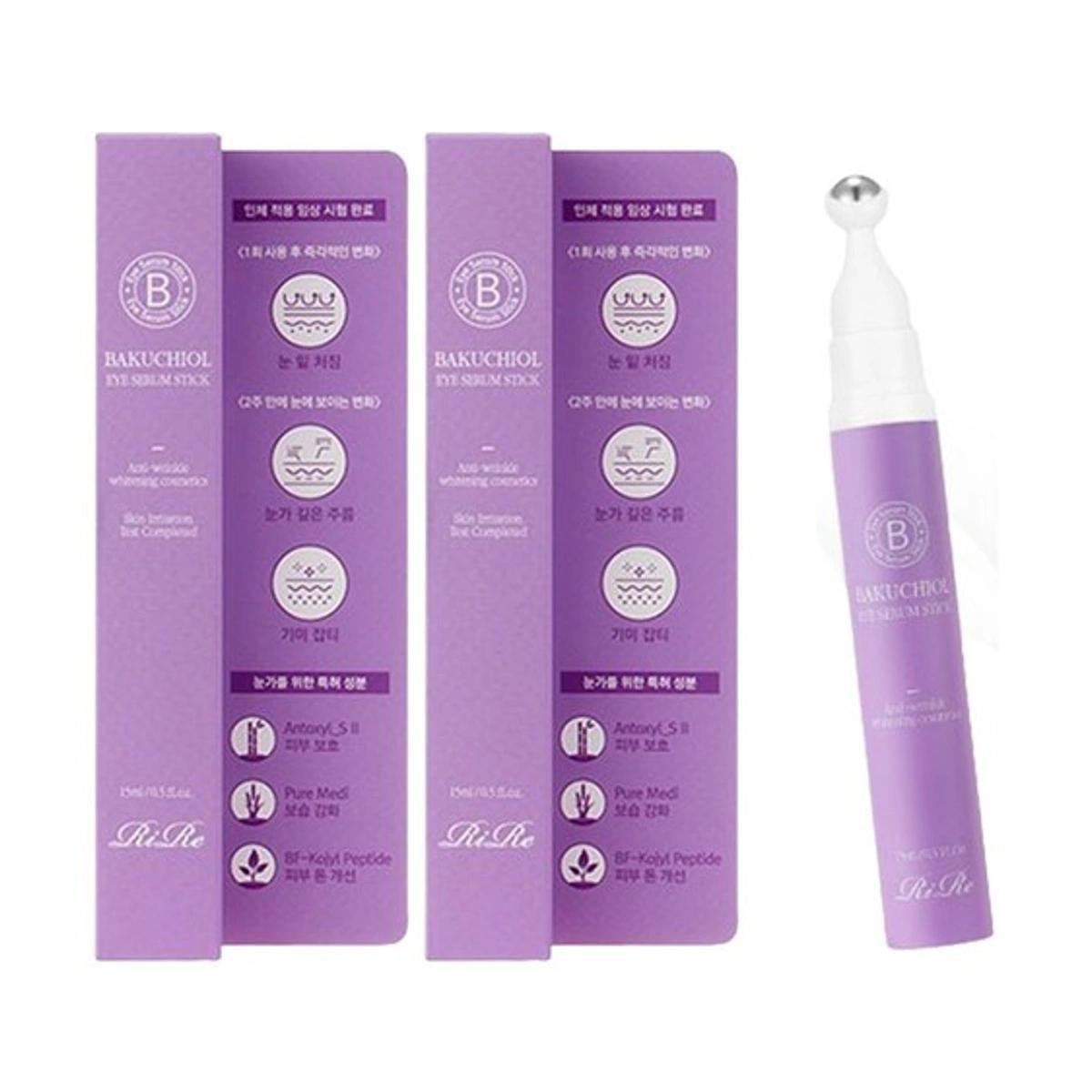 Bakuchiol Eye Serum Stick, 15ml, 2packs - Image 1