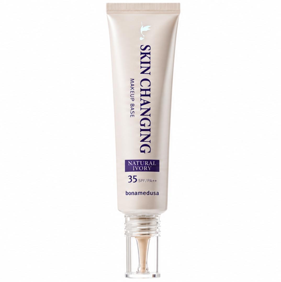 Skin Changing Makeup Base [SPF35/PA++], 35ml, Natural Ivory, 1pack - Image 1