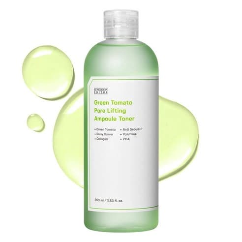 Green Tomato Pore Lifting Ampoule Toner, 350ml - Image 1