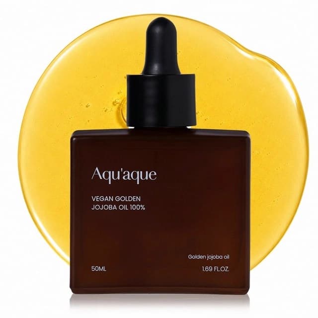 Vegan Golden Jojoba Oil 100%, 50ml, 1pack - Image 1