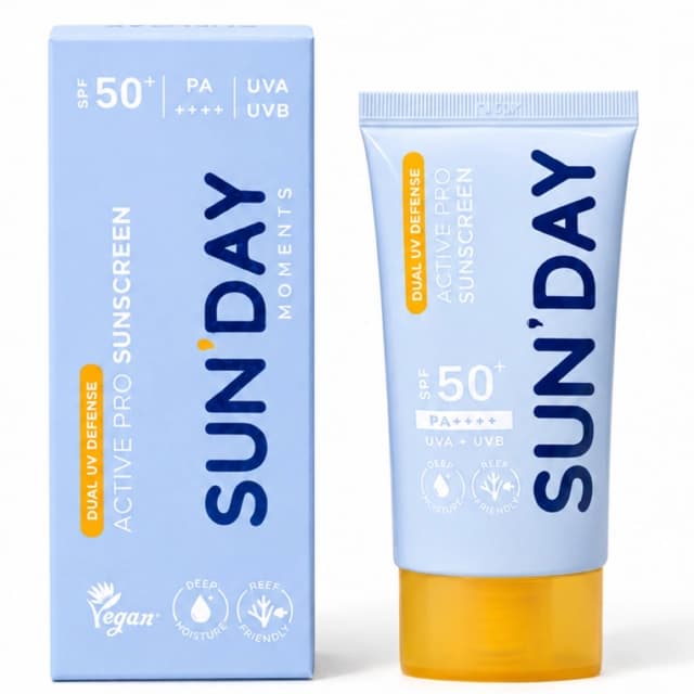 Dual UV Defense Active Pro Sunscreen [SPF50+/PA++++], 50ml, 1pack - Image 1