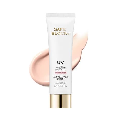 Safe Block RX UV Rosy Tone Up Sunscreen SPF50+ PA++++, 50ml, 1pack