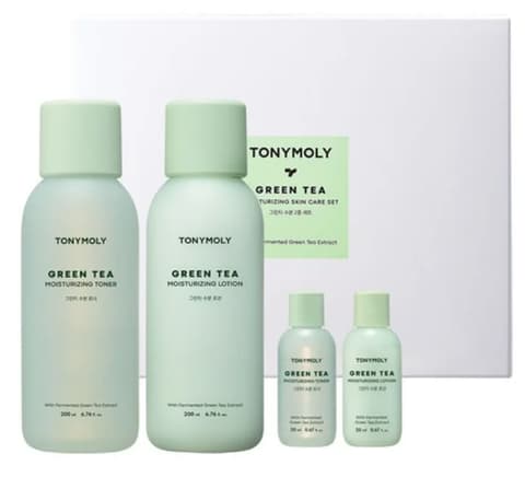 Green Tea Moisturizing Skin Care Set, 1set