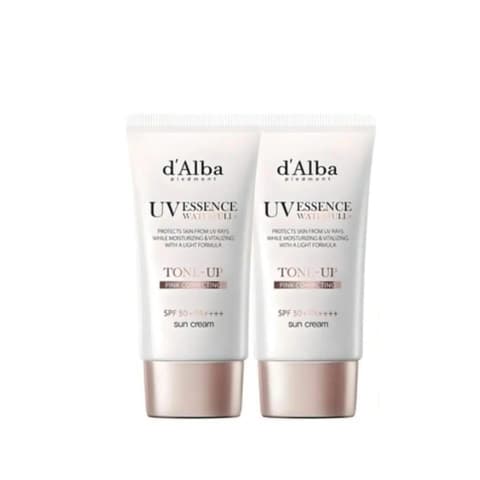 d'Alba Waterful Tone-up Sun Cream [SPF50+/PA++++], 50ml*2