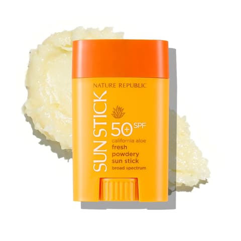 California Aloe Fresh Powdery Sun Stick Broad Spectrum [SPF50+], 21g