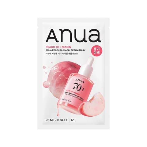 Peach 70 Niacin Serum Mask, 10ea