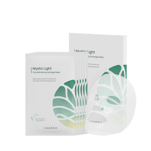 Mystic Light Cica Refreshing Hydrogel Mask/Skin Temperature Immediate Decrease/Elasticity/Skin Density Increase/Skin Soothing