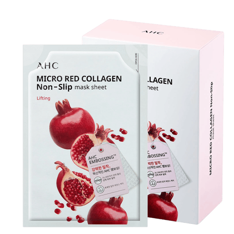 Micro Red Collagen Non-slip Mask Sheet, 10ea
