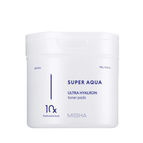 Super Aqua Ultra Hyalron Toner Pad, 90ea