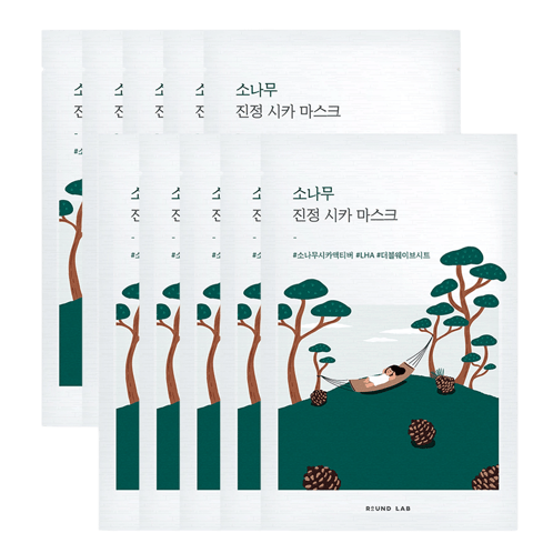 Round Lab Pine Calming Cica Sheet Mask, 10ea