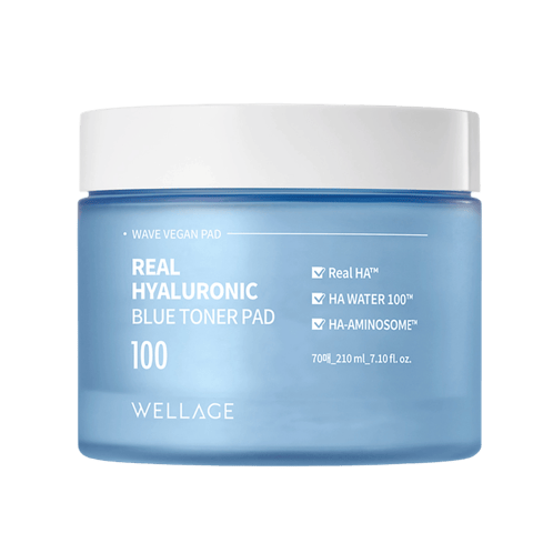 Real Hyaluronic Blue Toner Pad, 70ea