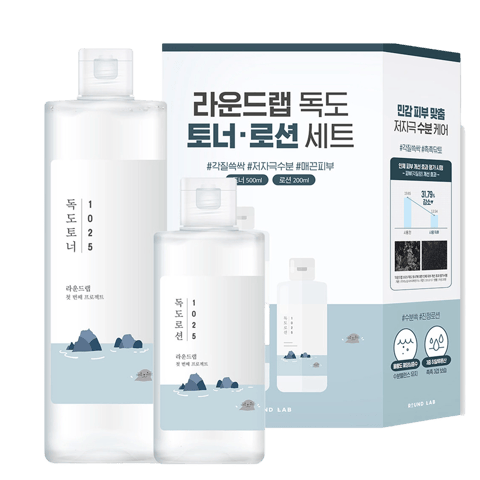 Round Lab Dokdo Toner + Lotion Set, 500ml+200ml