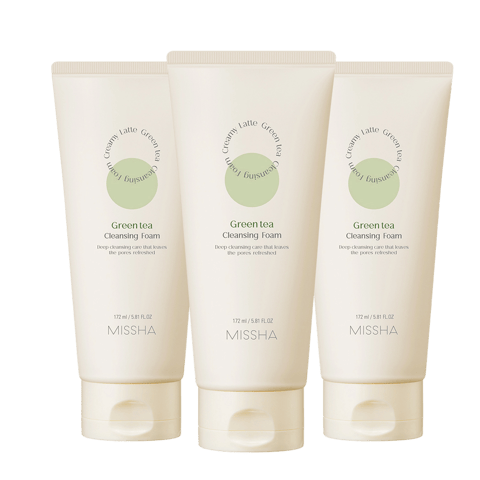 Creamy Latte Cleansing Foam Green Tea