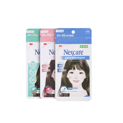 Blemish Clear Cover Relief + Clear Cover + Patch Light Set