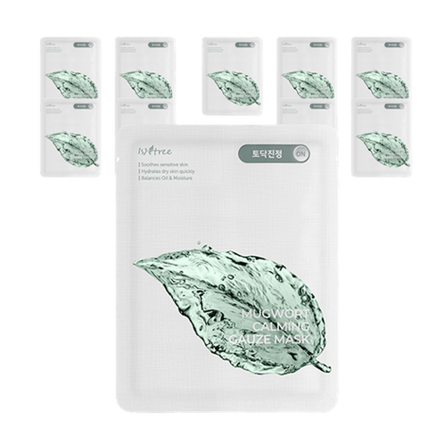 Mugwort Calming Gauze Mask, 10ea