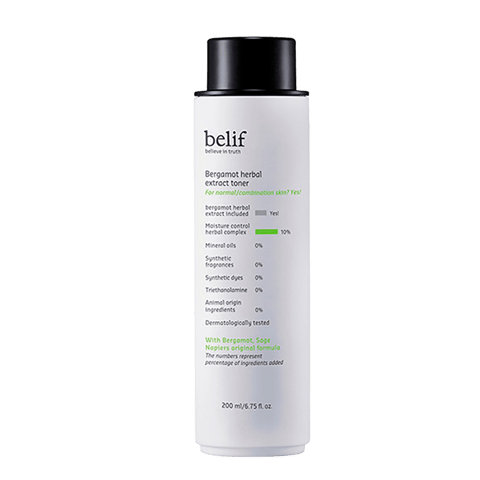 Bergamot Herbal Extract Toner, 200ml
