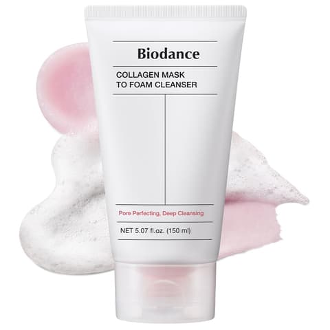 Collagen Mask to Foam Cleanser
